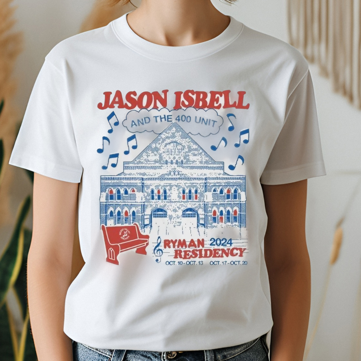 Jason Isbell And The 400 Unit Oct 2024 Ryman Nashville Shirt