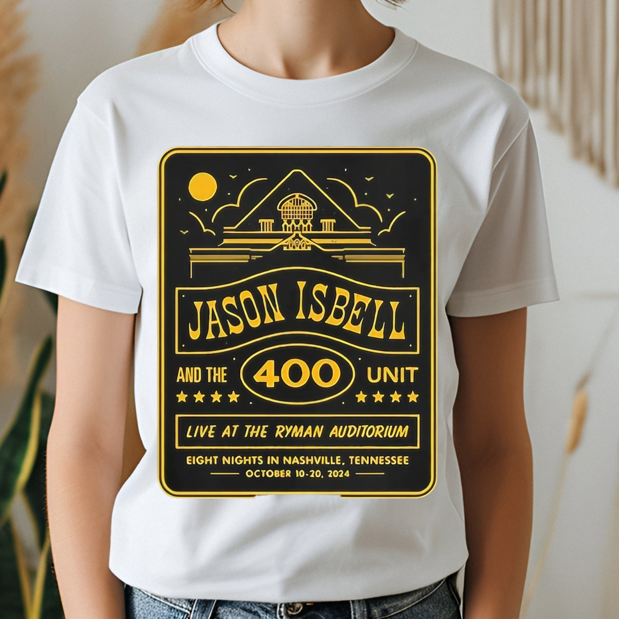 Jason Isbell And The 400 Unit Show At The Ryman Auditorium Oct 2024 Shirt