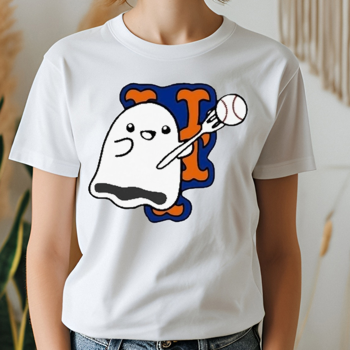 Lets Go New York Mets Baby Ghost Halloween 2024 Shirt