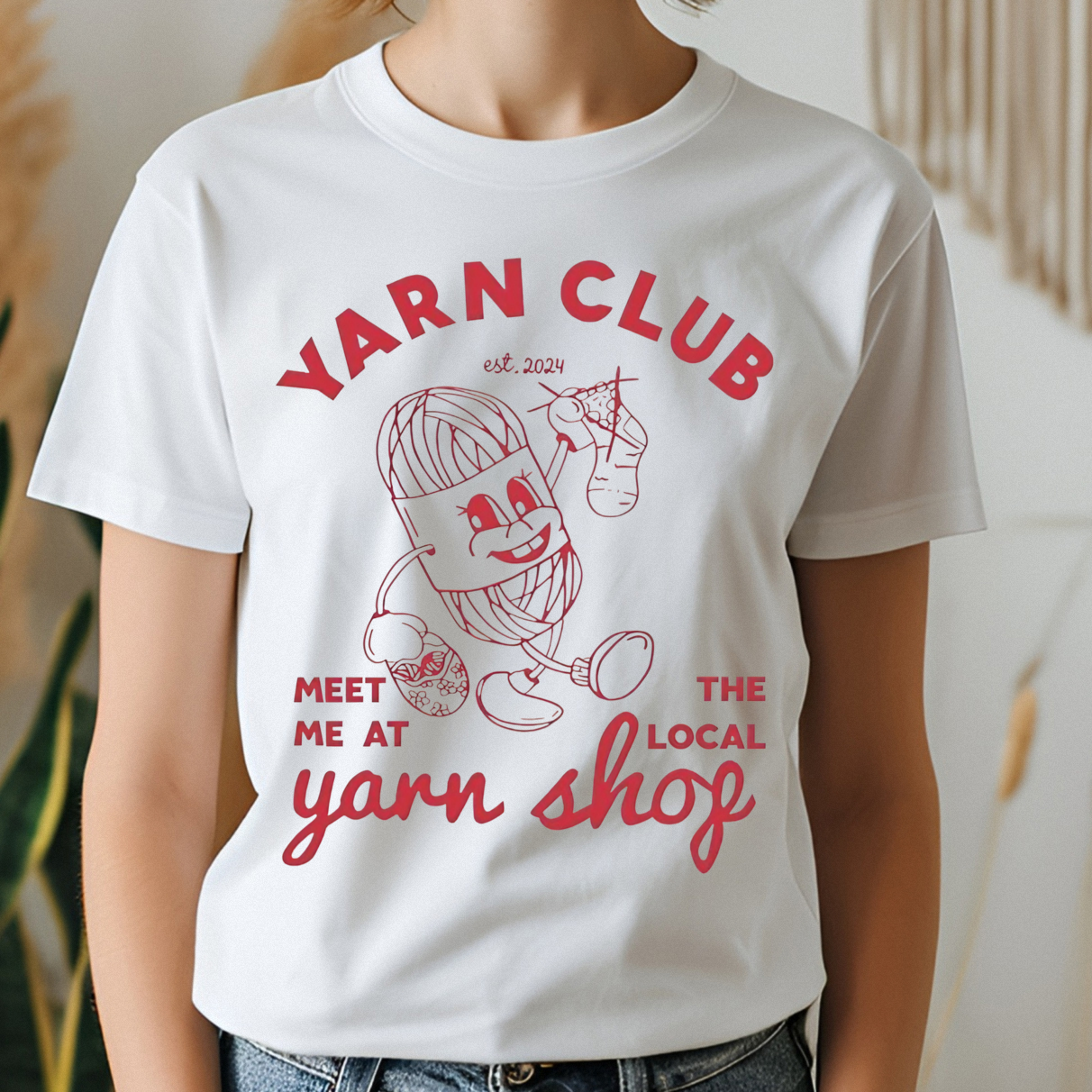 Yarn Club Meet Me At The Local Yarn Shirt