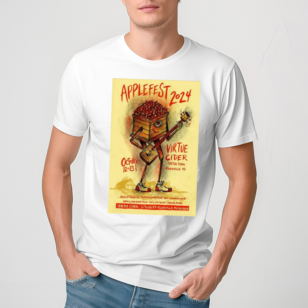 Applefest Virtue Cider In Fennville MI Oct 12-13-2024 Poster Shirt