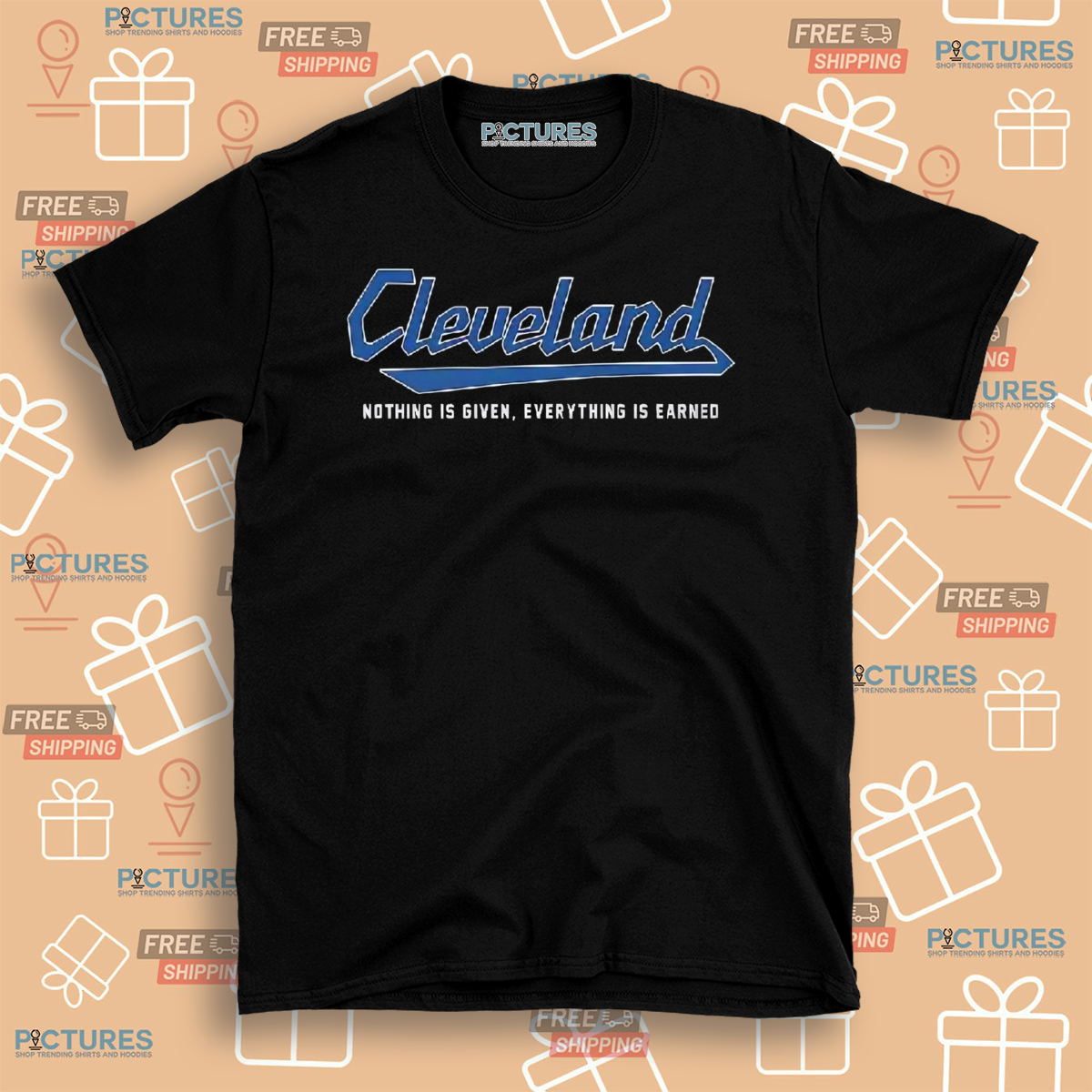 Cleveland Guardians Nothing Is Given Everything Is Earned Shirt Cleveland Guardians Nothing Is Given Everything Is Earned Shirt