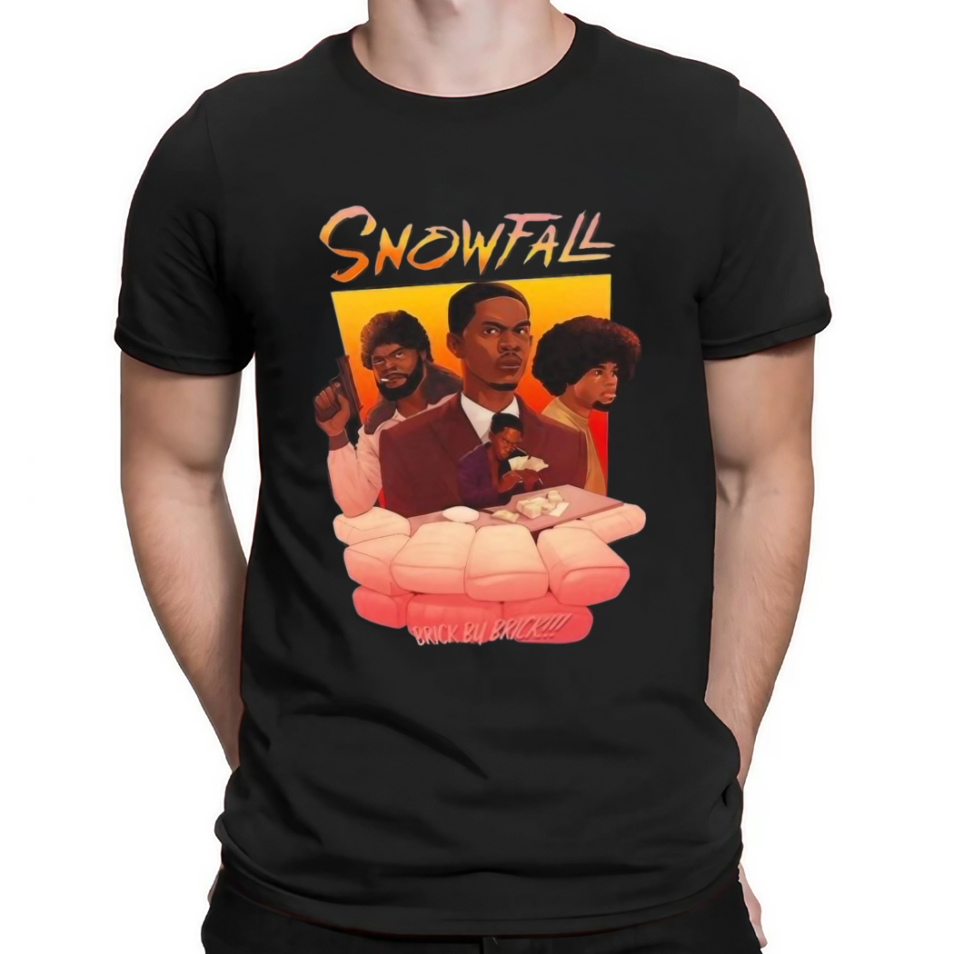 Duro_Arts Snowfall Brick By Brick Shirt