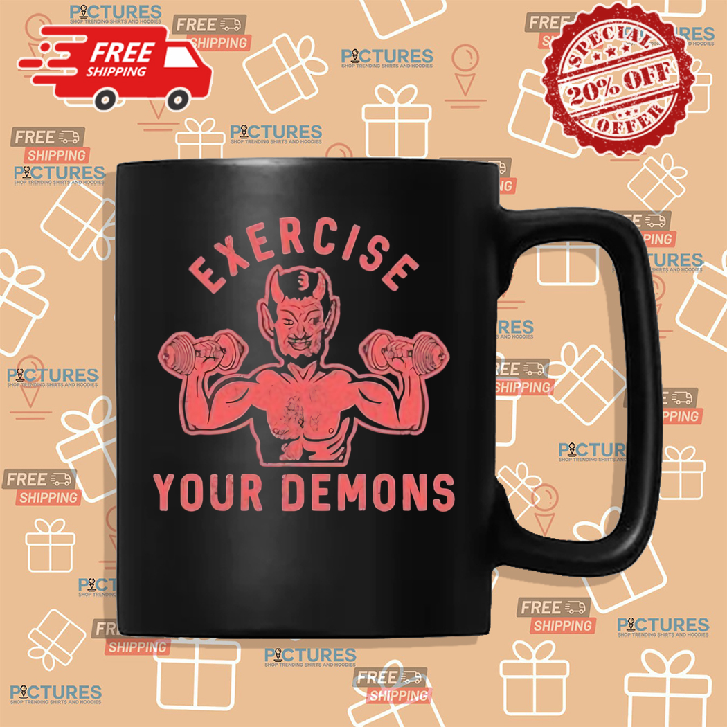 Ethan Buck Wearing Exercise Your Demons Devil Shirt Ethan Buck Wearing Exercise Your Demons Devil Shirt