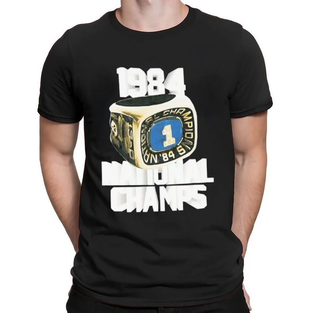 Fred Warner Wearing 1984 National Champs Shirt