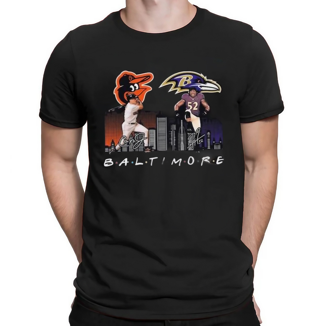 Original Baltimore Orioles Baseball Baltimore Ravens Football The Friends The Proud Shirt