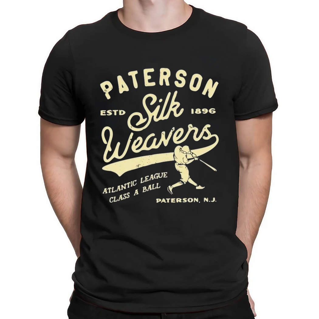 Silk Weavers New Jersey Vintage Defunct Baseball Teams Shirt