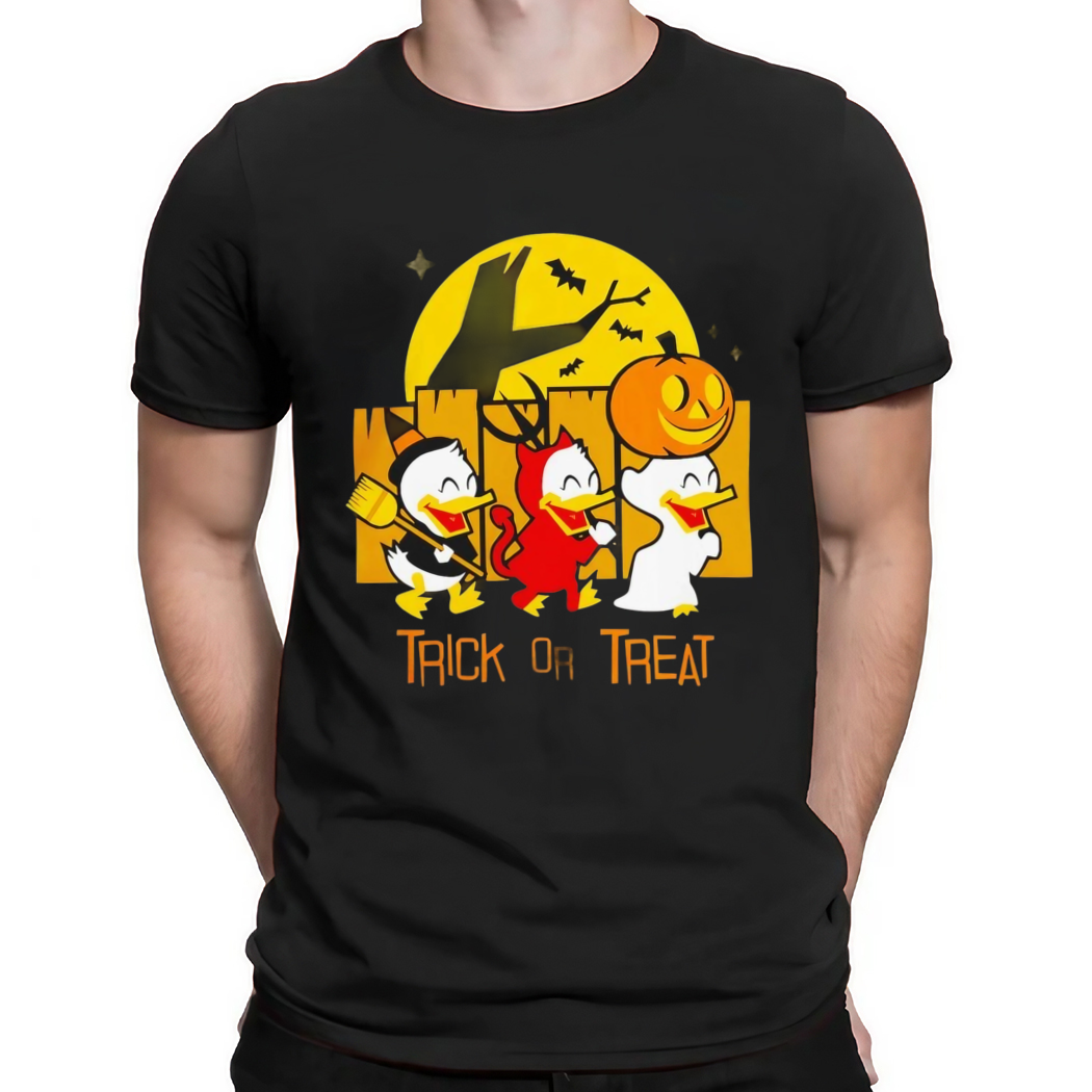 Halloween Donald Duck Trick Or Treat Shirt