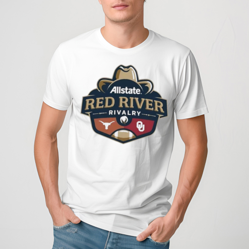 Allstate Red River Rivalry 2024 Oklahoma Sooners Vs Texas Longhorns Shirt