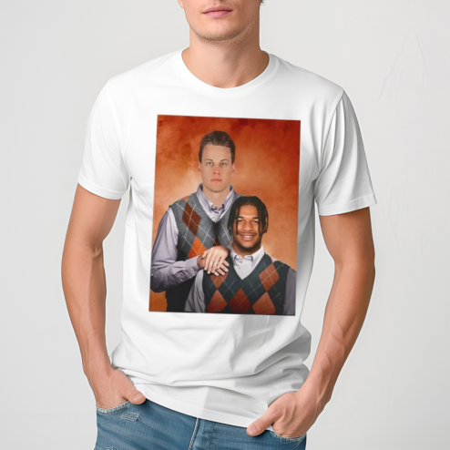 Cincinnati Football Joe Burrow and Ja’Marr Chase Step Brothers Shirt