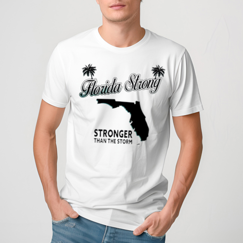 Florida strong stronger than the storm map Shirt