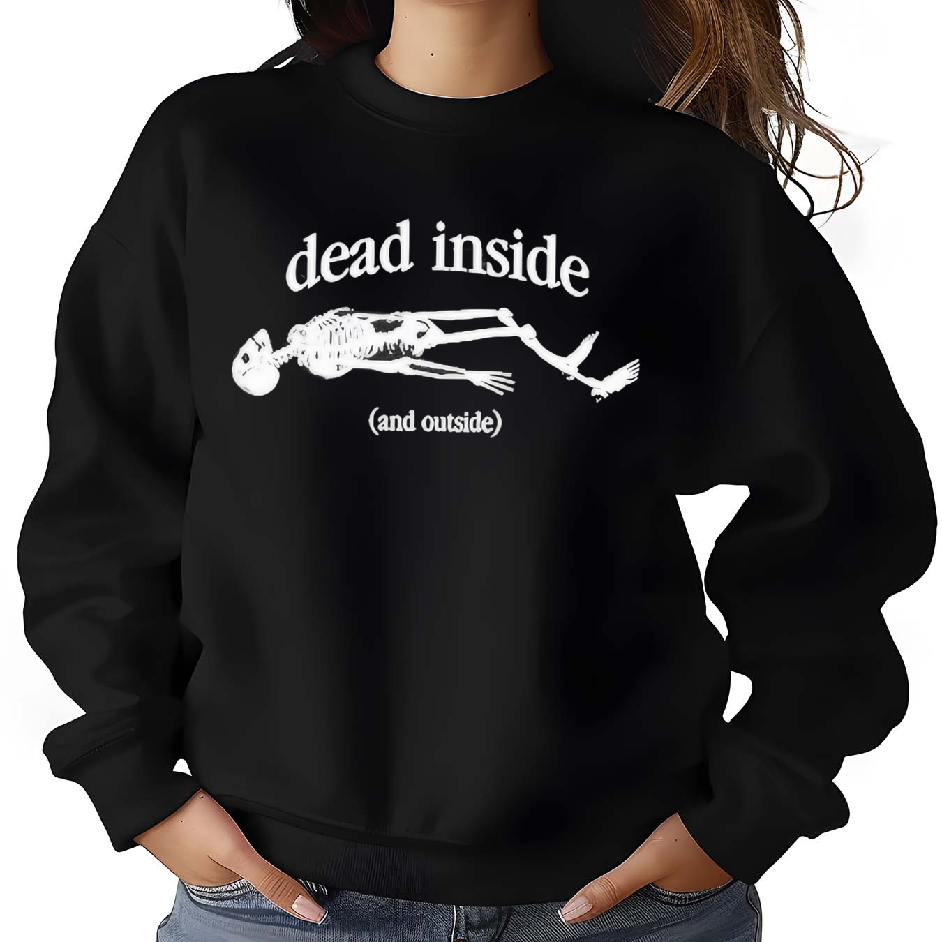 Skeleton Dead Inside And Outside Shirt