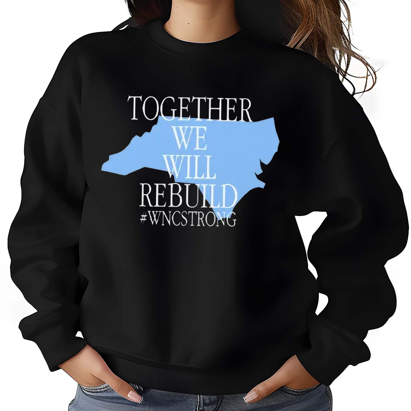 Together We Will Rebuild Western WNC North Carolina Strong Shirt