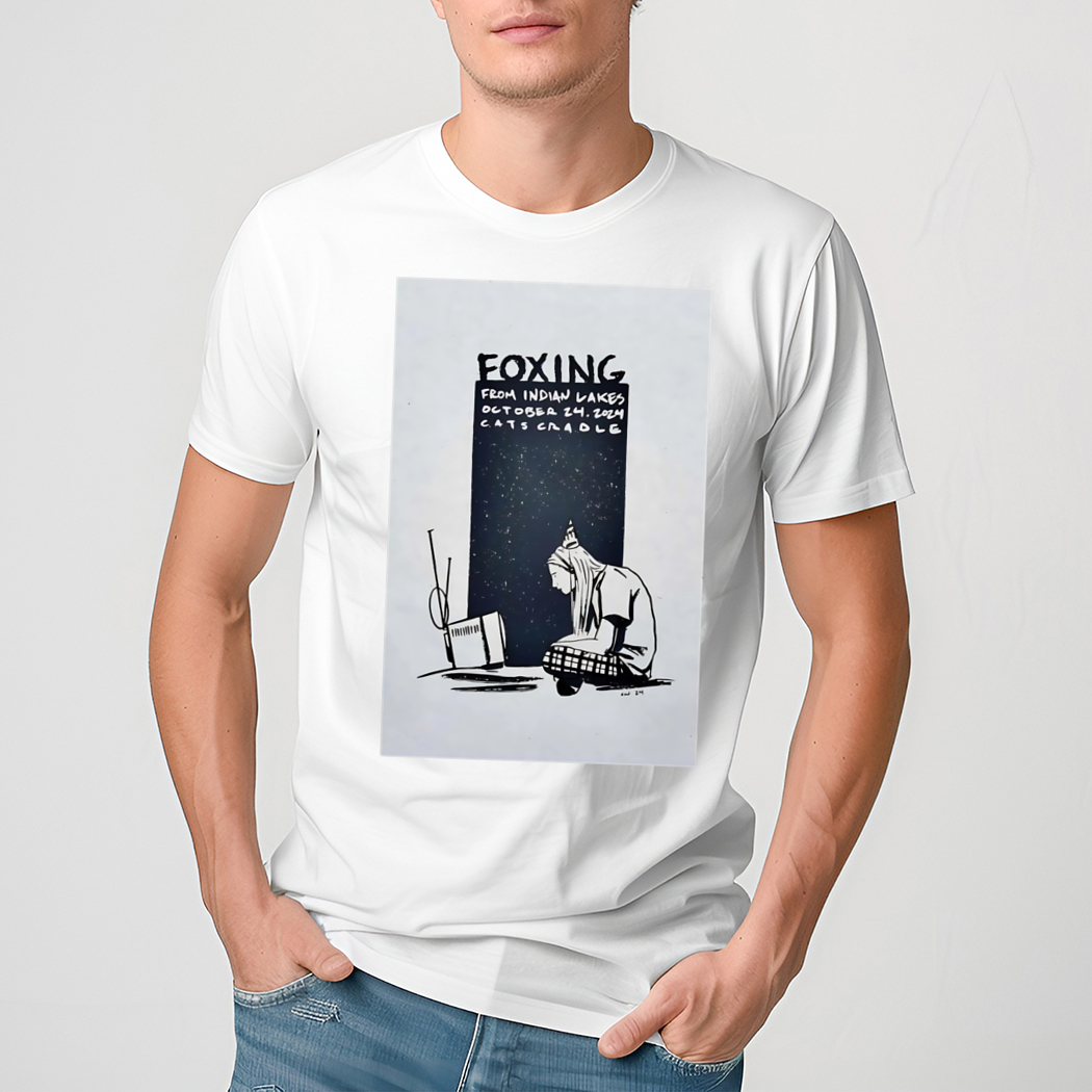 Foxing Cat’s Cradle Carrboro, NC Oct 24 2024 Tour Poster Shirt