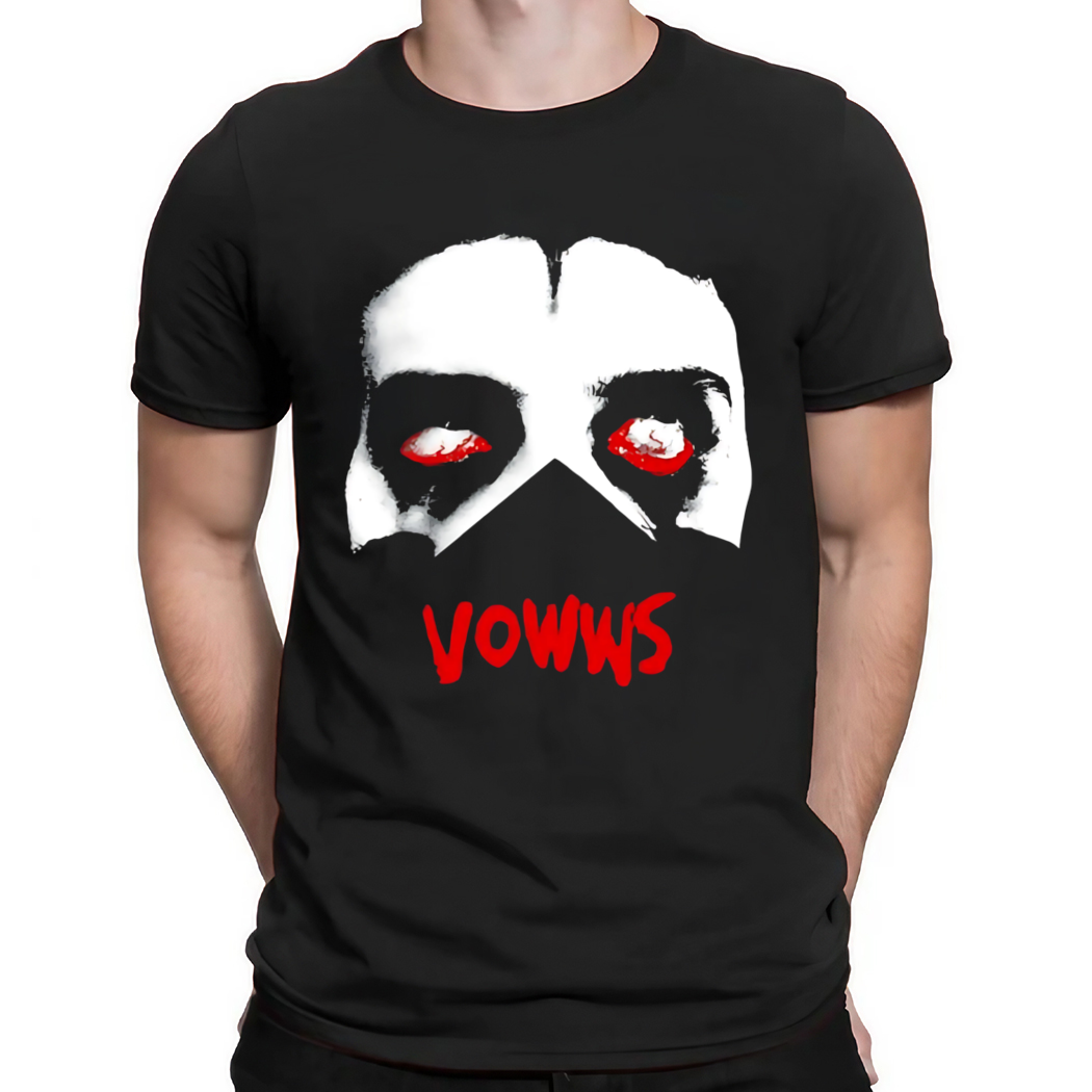 I Love Vowws Band Vowws Hollow Face Shirt