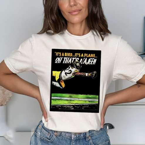 Pittsburgh Steelers it’s a bird it’s a plane oh that’s Najee Harris shirt