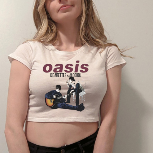 Oasis Cigarettes And Alcohol Shirt