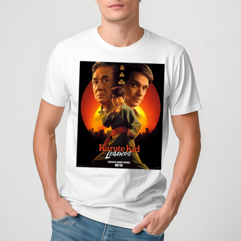Karate Kid Legends Jackie Chan, Ben Wang and Ralph Macchio May 30 2025 Poster Shirt