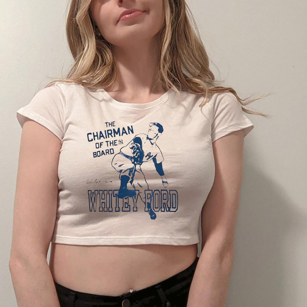 Whitey Ford the Chairman of the board New York Yankees Baseball signature shirt