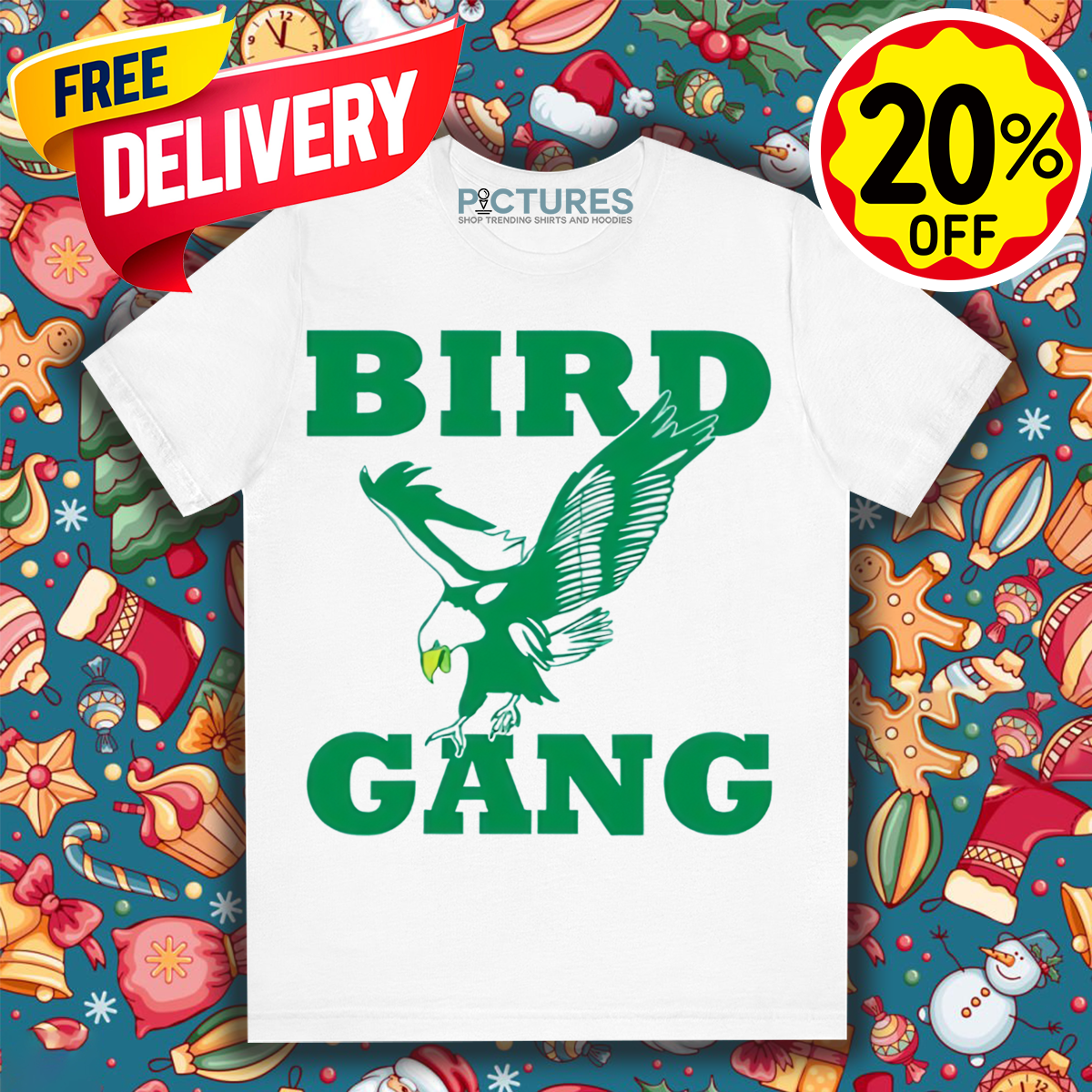 Philadelphia Eagles Bird Gang NFL 2024 Shirt