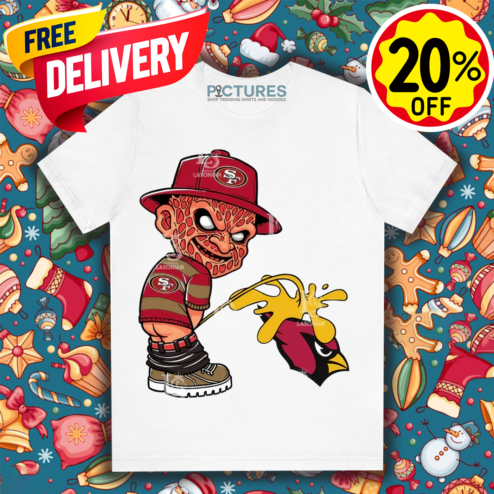 Freddy Krueger San Francisco 49ers Piss On Arizona Cardinals Halloween 2024 NFL Shirt