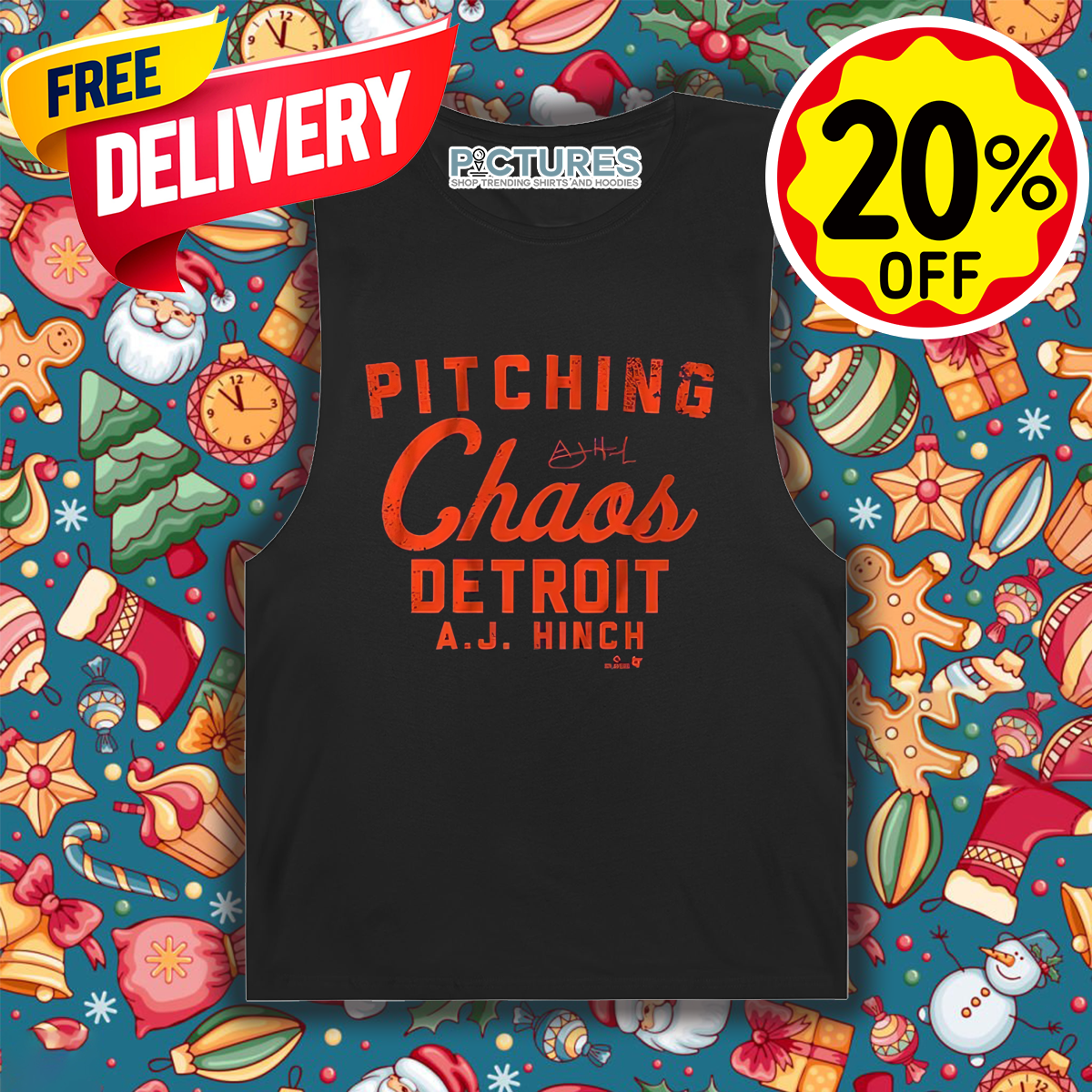 AJ Hinch Detroit Tigers Pitching Chaos Detroit Signature Shirt AJ Hinch Detroit Tigers Pitching Chaos Detroit Signature Shirt