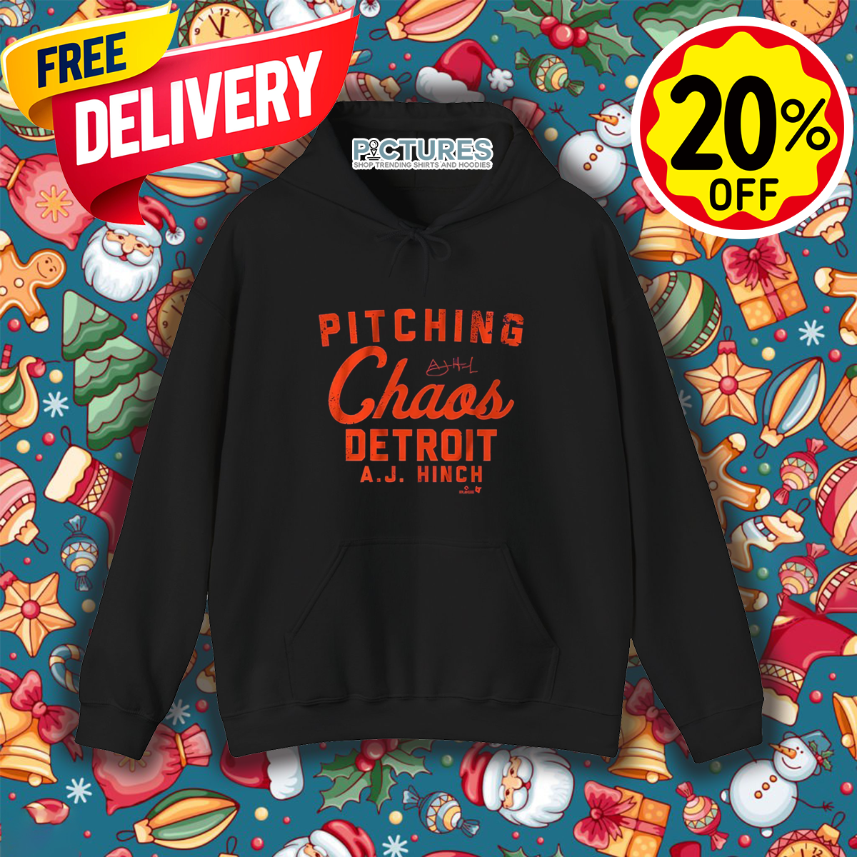 AJ Hinch Detroit Tigers Pitching Chaos Detroit Signature Shirt AJ Hinch Detroit Tigers Pitching Chaos Detroit Signature Shirt