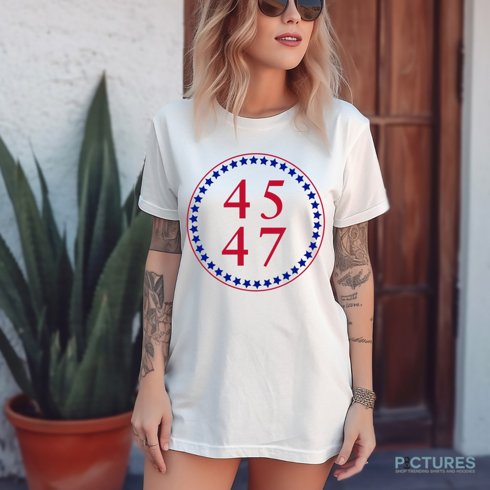 45 47 Logo USA Trump for President 2024 MAGA USA Election Shirt