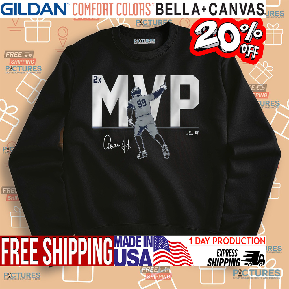 Aaron Judge New York Yankees MLB 2X MVP Signature Shirt