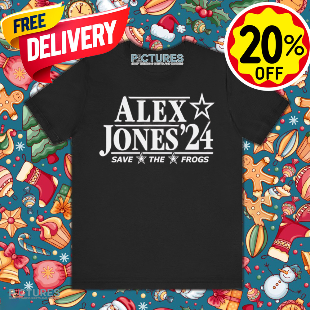 Alex Jones '24 Save The Frogs Shirt
