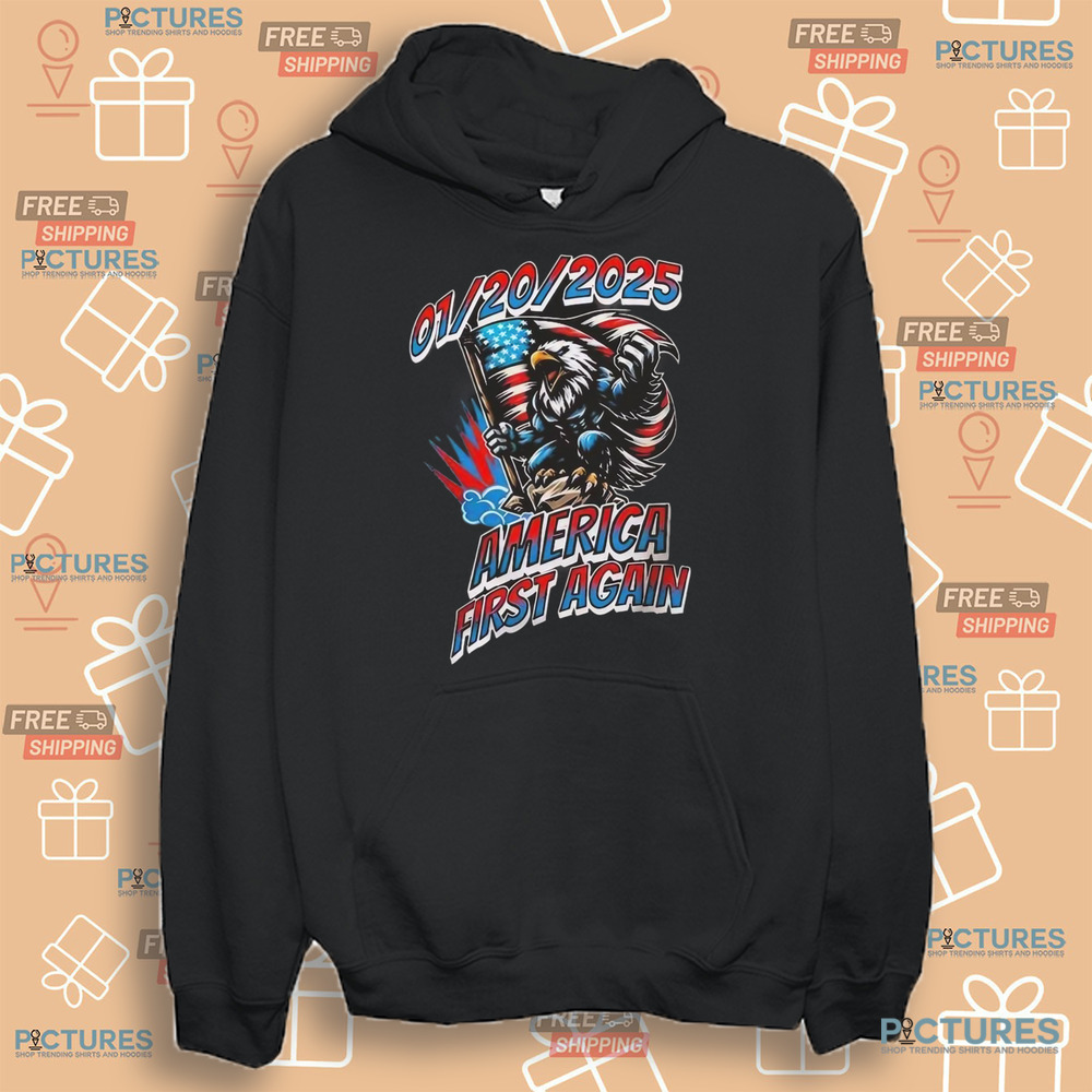 America First Again January 20 2025 Trump Victory Election Shirt America First Again January 20 2025 Trump Victory Election Shirt