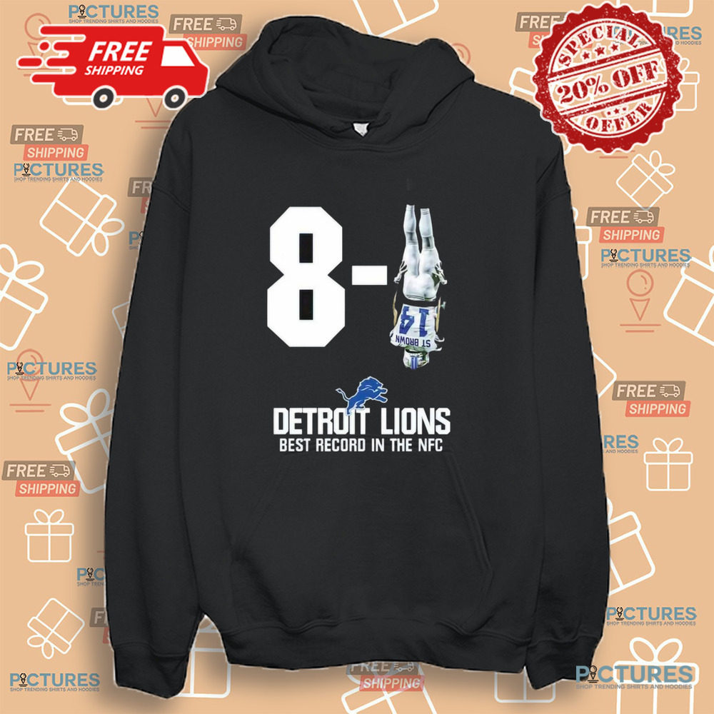Amon Ra St. Brown NFL The Detroit Lions improves to 8 1 Houston Texans Best Record In The NFC Shirt