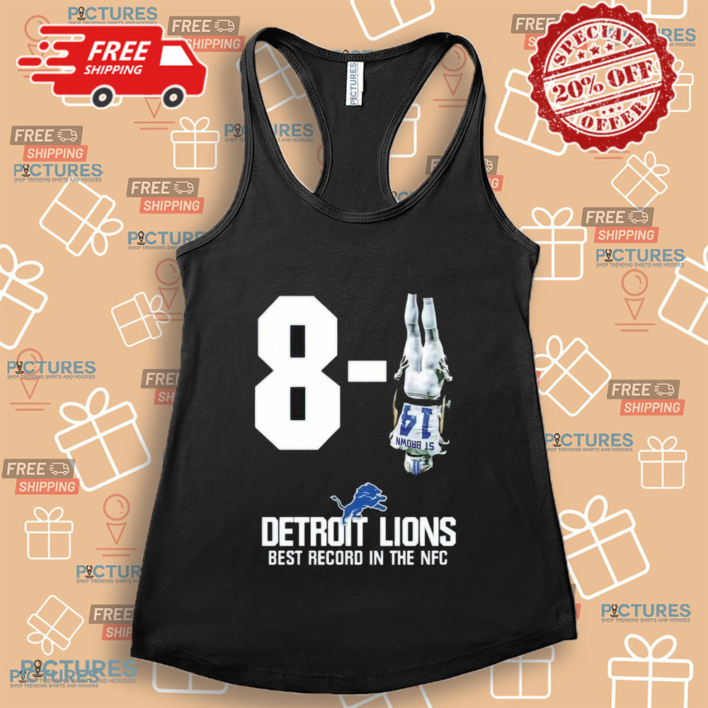 Amon Ra St. Brown NFL The Detroit Lions improves to 8 1 Houston Texans Best Record In The NFC Shirt