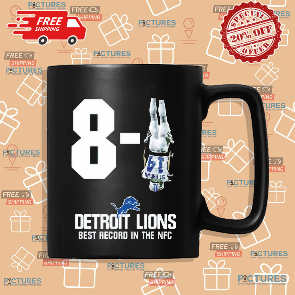 Amon Ra St. Brown NFL The Detroit Lions improves to 8 1 Houston Texans Best Record In The NFC Shirt