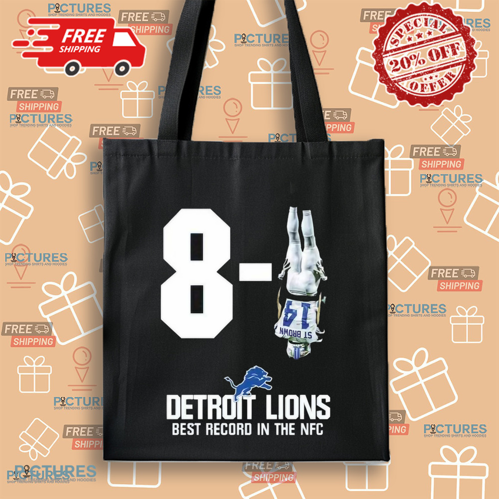 Amon Ra St. Brown NFL The Detroit Lions improves to 8 1 Houston Texans Best Record In The NFC Shirt