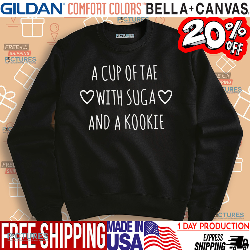 BTS A Cup Of Tea With Suga And A Kookie Shirt