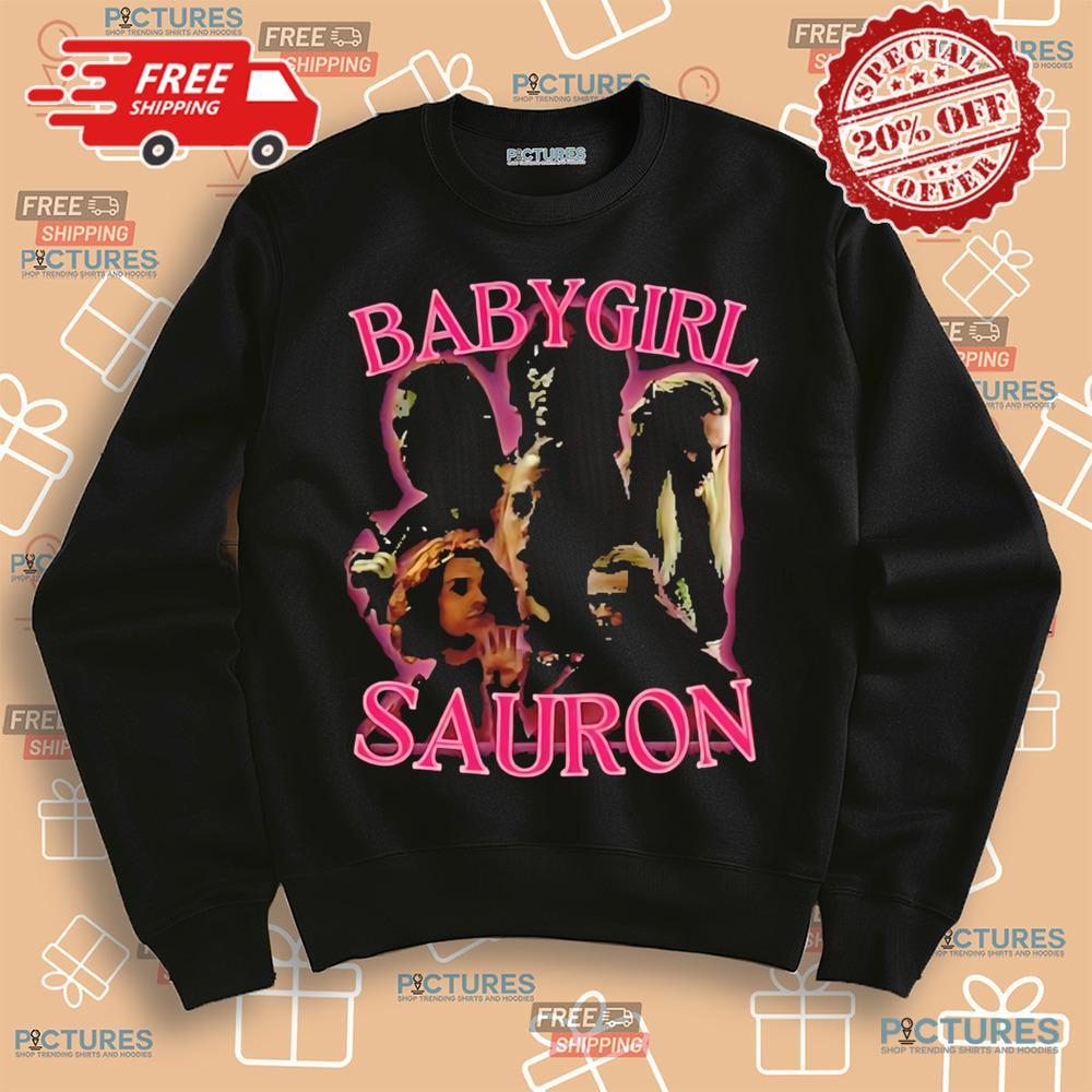 Baby Girl Sauron Vintage Bootleg Shirt