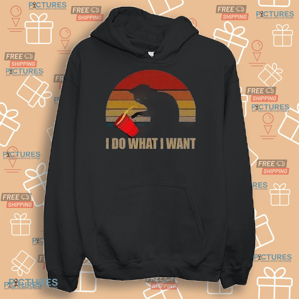 Black Cat I Do What I Want Retro Shirt Black Cat I Do What I Want Retro Shirt