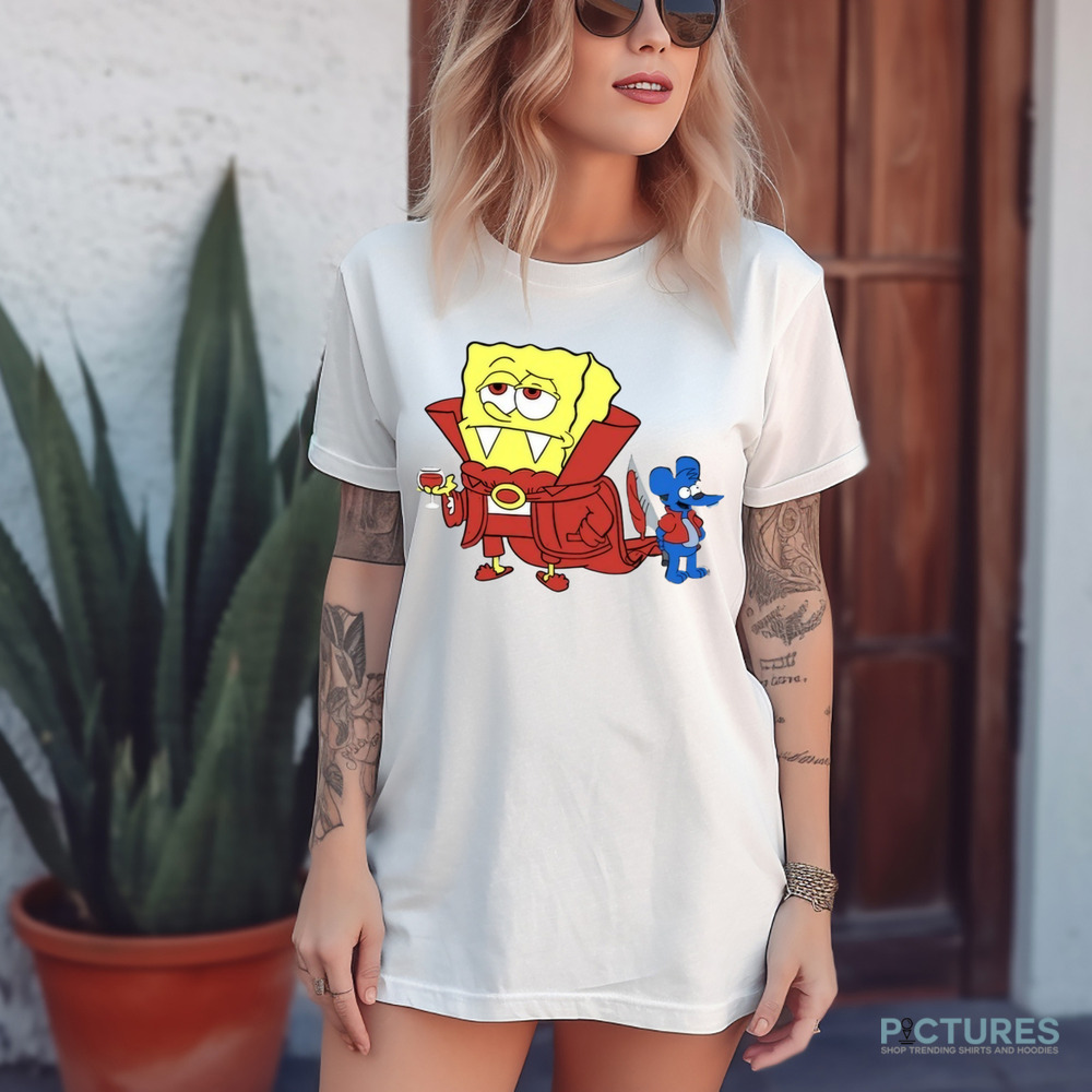 Bobsferatu and Itchy The Simpsons Shirt