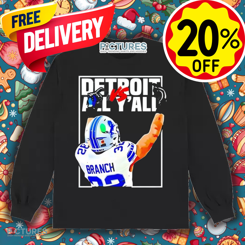 Brian Branch Detroit Lions All Y’all Shirt