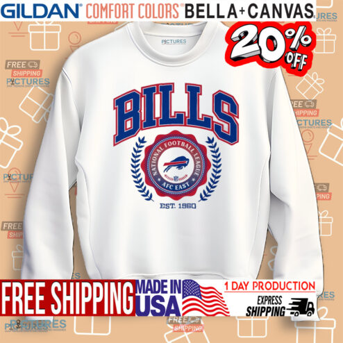 Buffalo Bills National Football League AFC East Est 1960 Shirt
