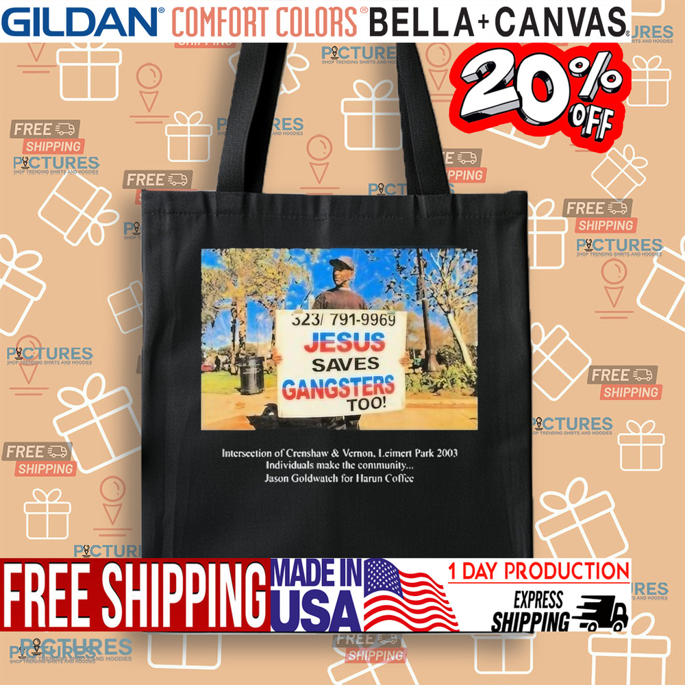 Chace Infinite Jesus Saves Gangsters Too Intersection Of Crenshaw and Vernon Leimert Park 2003 Shirt Chace Infinite Jesus Saves Gangsters Too Intersection Of Crenshaw and Vernon Leimert Park 2003 Shirt