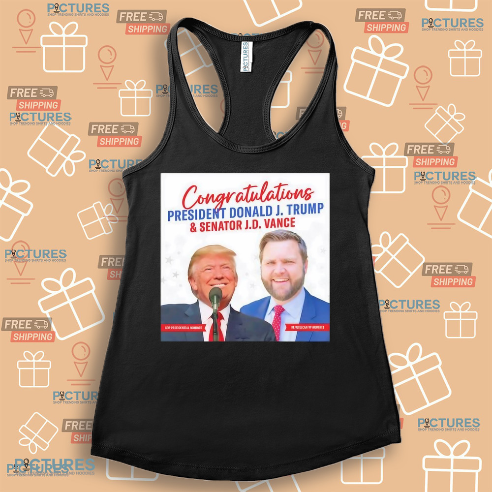 Congratulations President Donald J. Trump and Senator J.D. Vance 2024 shirt Congratulations President Donald J. Trump and Senator J.D. Vance 2024 shirt