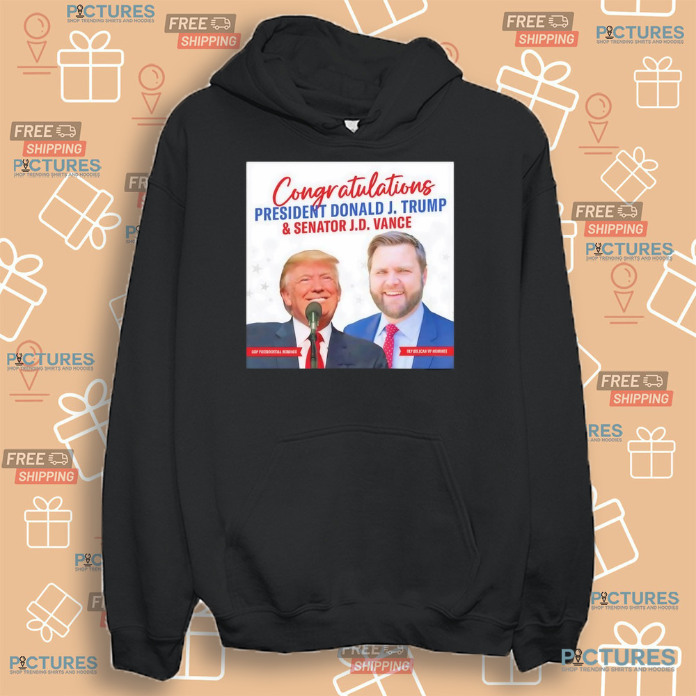 Congratulations President Donald J. Trump and Senator J.D. Vance 2024 shirt Congratulations President Donald J. Trump and Senator J.D. Vance 2024 shirt