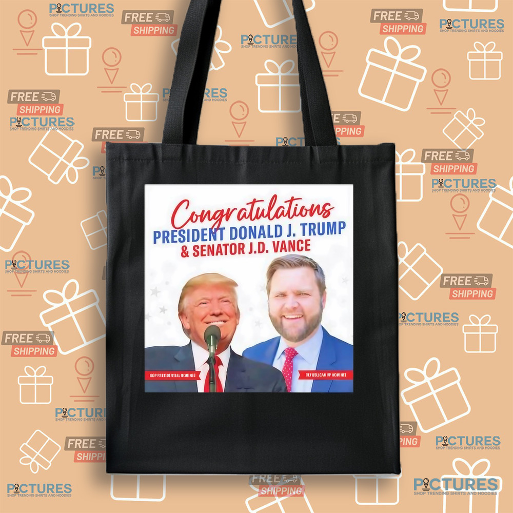 Congratulations President Donald J. Trump and Senator J.D. Vance 2024 shirt Congratulations President Donald J. Trump and Senator J.D. Vance 2024 shirt