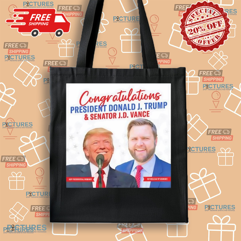 Congratulations President Donald J. Trump and Senator J.D. Vance 2024 shirt Congratulations President Donald J. Trump and Senator J.D. Vance 2024 shirt