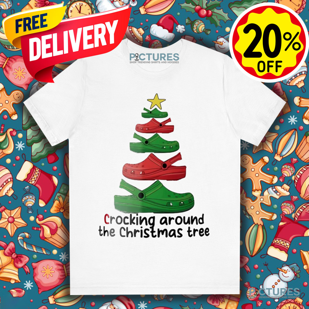Crocking around the Christmas tree shirt