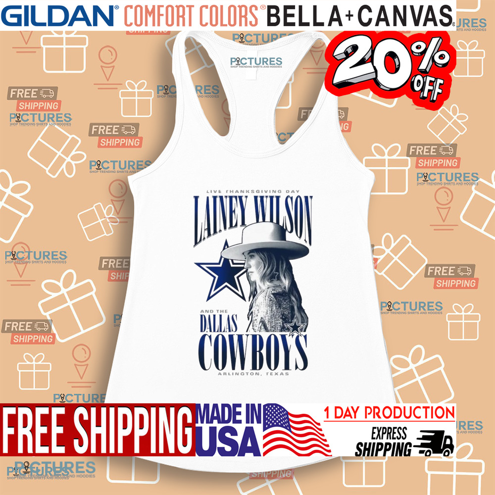 Dallas Cowboys Lainey Wilson Live Thanksgiving Day Arlington Texas Halftime Arlington Shirt