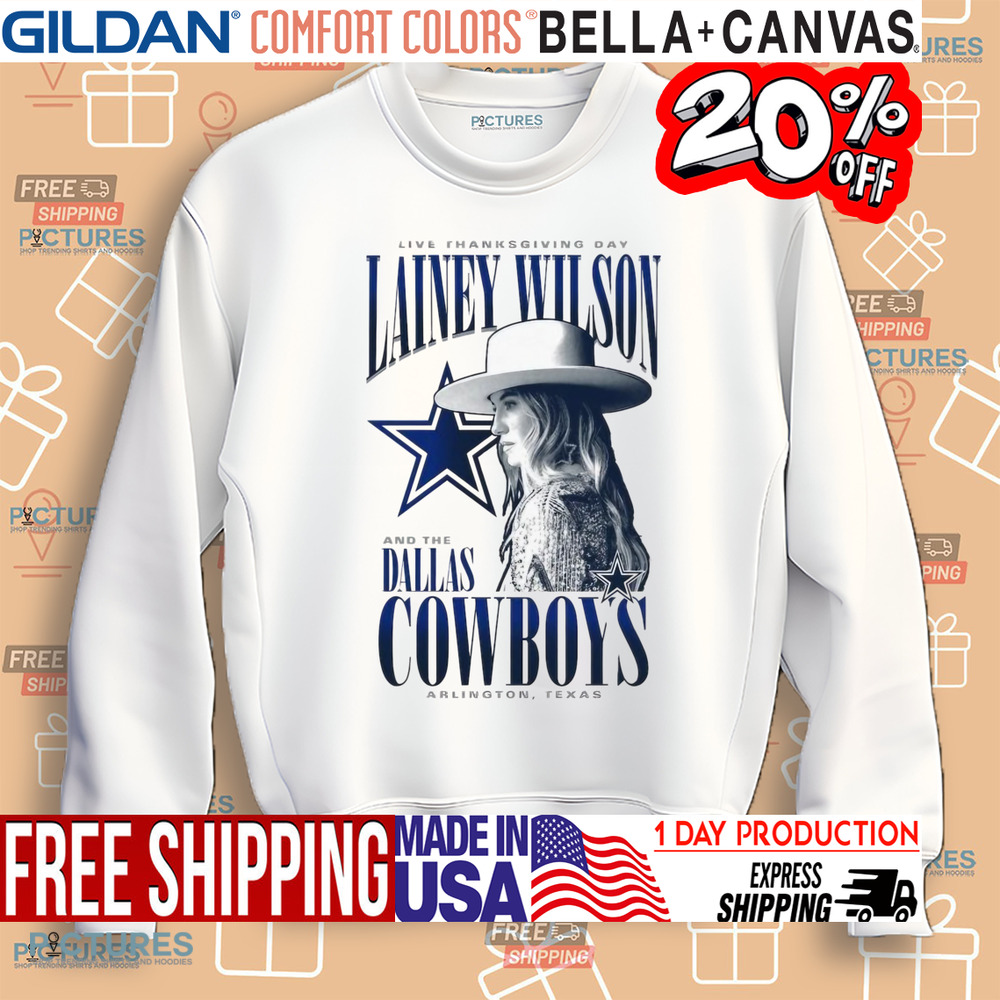Dallas Cowboys Lainey Wilson Live Thanksgiving Day Arlington Texas Halftime Arlington Shirt