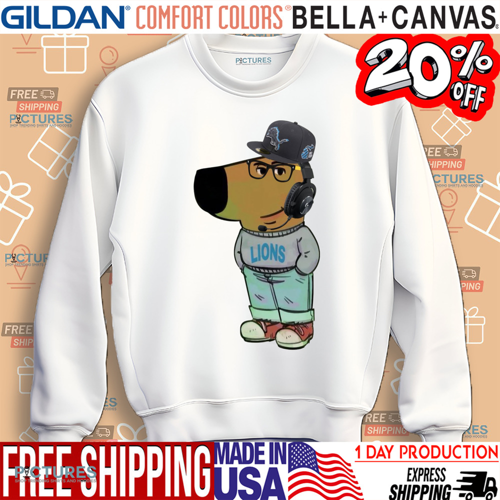 Detroit Lions Chill Guy Meme Shirt